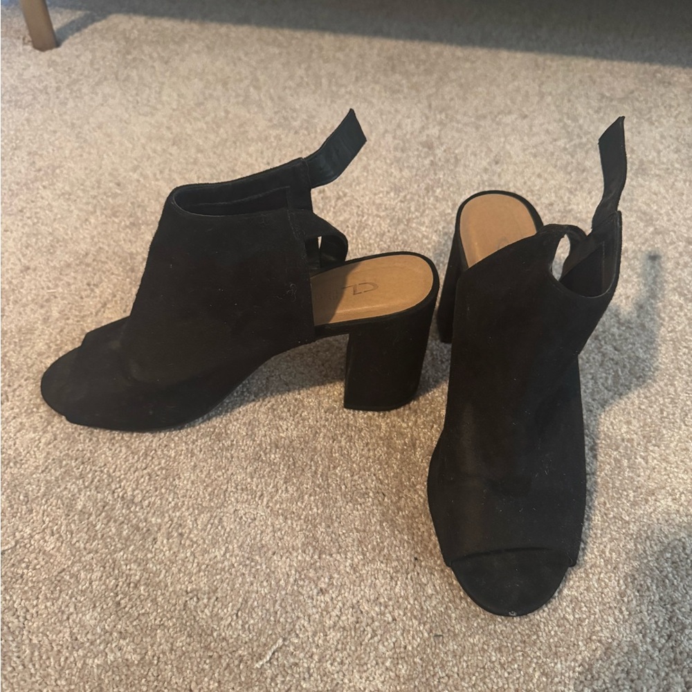 CL by Laundry - Size 8.5 Black Ankle Booties